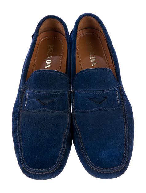 prada penny loafer|prada suede loafer.